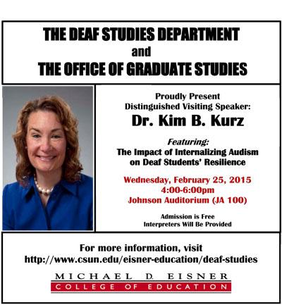 Dr. Kim Kurz flyer
