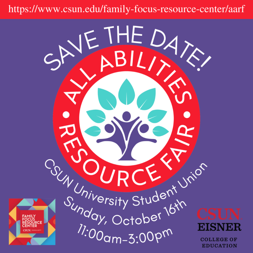 All Abilities Resource Fair 2002 Save the Date