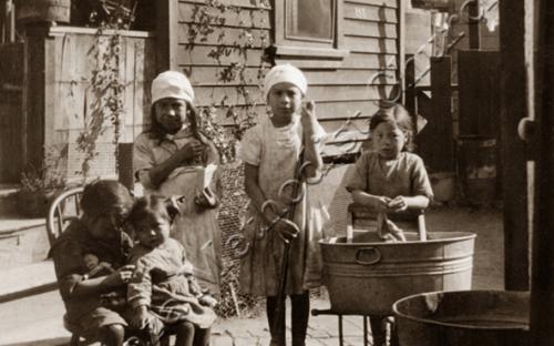 &quot;Washing Day&quot;, ca. 1910