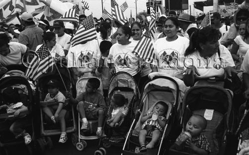 National Day of Action for Immigrants&#039; Rights rally. Phoenix, Arizona. April 10, 2006.