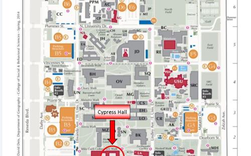 Cypress Hall Location