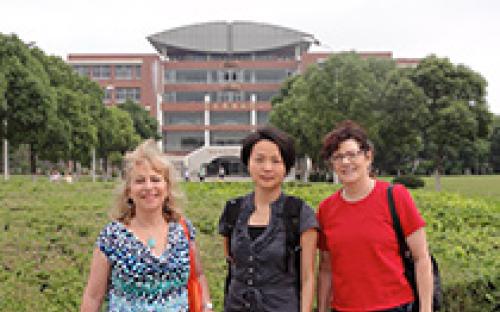 Visiting Shanghai Sanda University