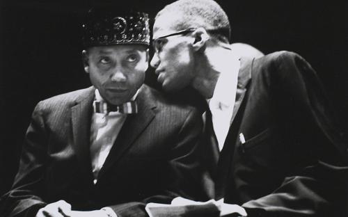Honorable Elijah Muhammad and Minister Malcolm X, Los Angeles, ca. 1963 Honorable Elijah Muhammad and Minister Malcolm X, Los Angeles, ca. 1963