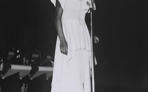 Sarah Vaughan at the Forest Club, Detroit, 1946