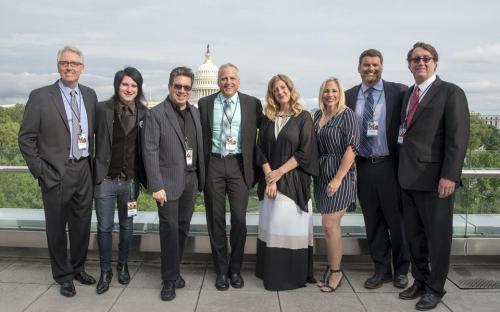 National Association of Music Merchant members attend the NAMM SupportMusic Champion Award dinner in honor of Sen. Robert Casey (D-PA) at Nelson Mullins on May 22 in Washington, D.C. Photo by Kris Connor/Getty Images for NAMM.