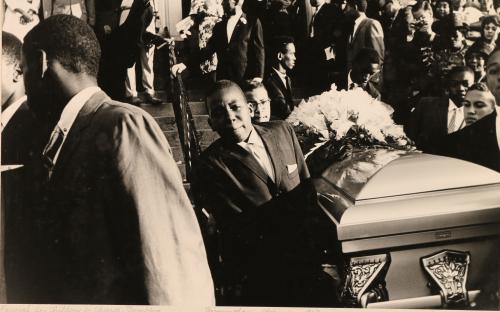 Funeral. 16th Street Baptist Church bombing,  Birmingham,  Alabama. September, 1963