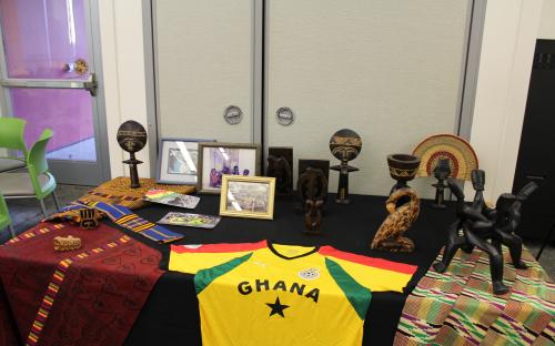 Table displaying items from Ghana