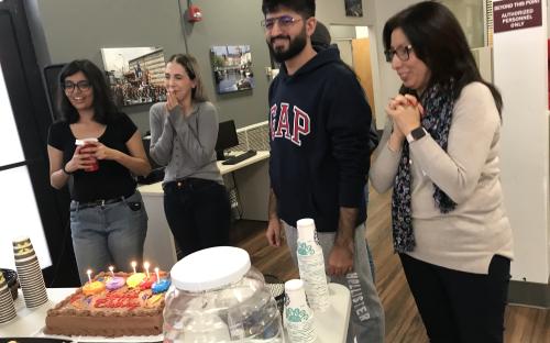 IESC Coffee Hour Welcome Spring 2020: singing happy birthday