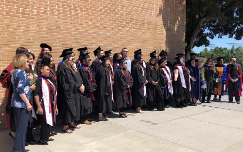 Hooded Graduates