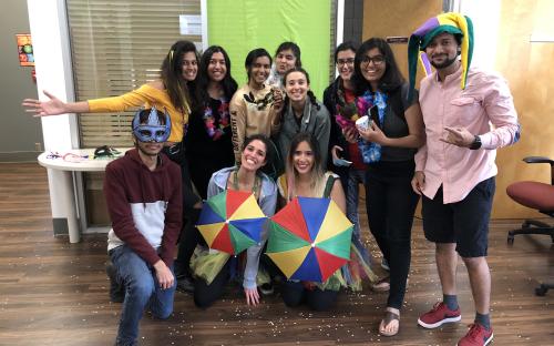 IESC Coffee Hour Brazilian Carnival: Group photo