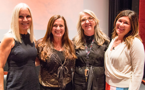 Michelle Vicary, Angela Megrey, Thelma Vickroy (Dept Chair), Cheryl Grimley