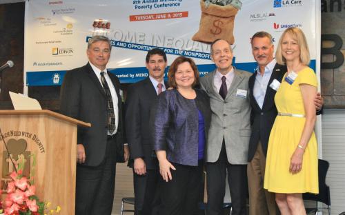 Conference organizers with keynote speaker Dr. Robert Kleinhenz (second from left)