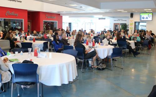 Audience at the 2018 MENDing Poverty Conference