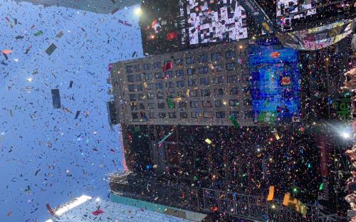 Confetti in Times Square – New York City, New York 