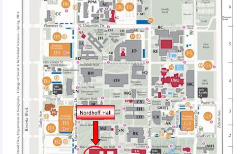 Nordhoff Hall Location