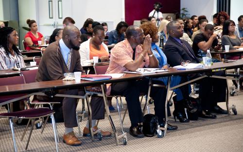 Drs. Holmes and Trimaine from Africana Studies