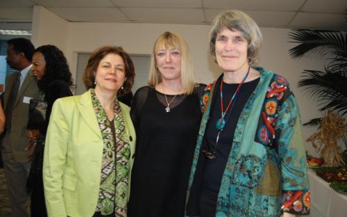 Dr. Nayereh Tohidi, Jody Williams and Dr. Jane Bayes