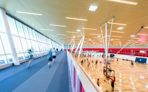 SRC Indoor Track and Red Ring Courts