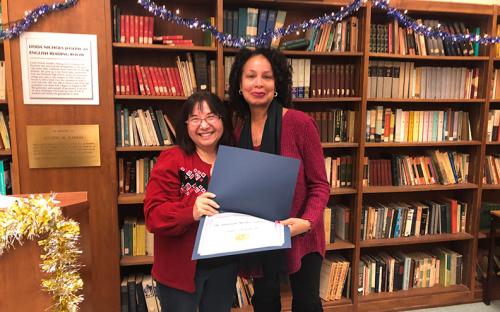 Professor Sandra Stanley and Janice Robinson