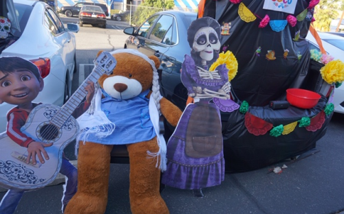 Characters from Coco at Trunk or Treat