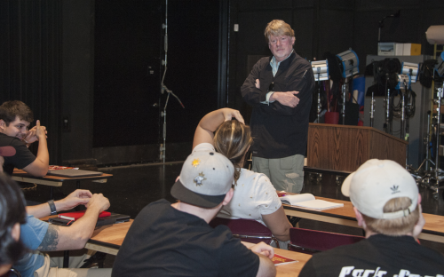 Donald Petrie conducting FILM DIRECTING breakout session.