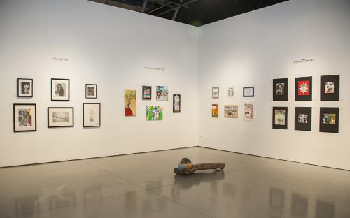 Installation shot. Students and faculty from more than 30 San Fernando Valley high schools will displayed their art in CSUN’s Art Galleries at the 18th Annual Art Invitational. Photo by Nestor Garcia.
