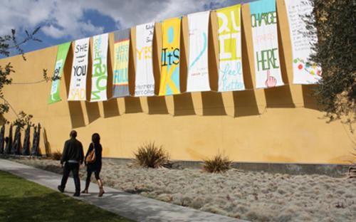 Banners created from student workshop