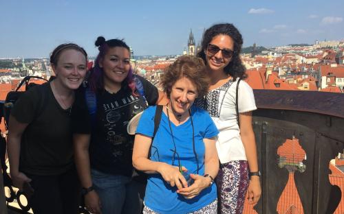 On the astronomical clock tower in Prague
