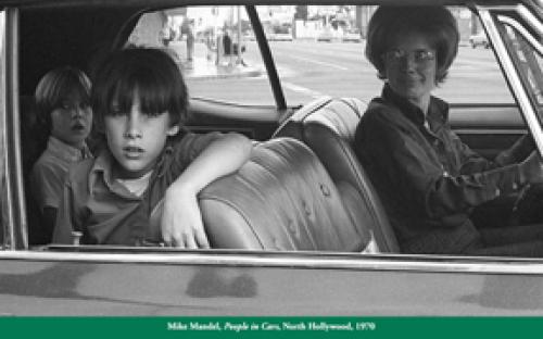 (Exhibit poster)  Mike Mande --  People in Cars, North Hollywood, 1970