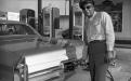 Bob Hargis, a service attendant at Richfield Station on Avalon &amp; Jefferson, 1966