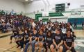 Group photo of all newly accepted Cohort 2 B2F Scholars in CPHS Gym.