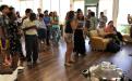 IESC Coffee Hour: Karaoke, students singing and dancing_2