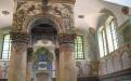 Inside Lancut Synagogue