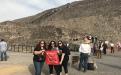 Marilyn Mendoza &#039;18, Lisa Ramirez &#039;17, Martha Ramirez &#039;02 at Pyramid of the Sun, Teotihuacan, Mexico