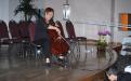 Maria Elena Gaitan playing a cello solo