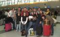 Group in the airport at Ezeiza, Buenos Aires
