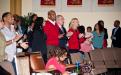 President Harrison worships with members of H.O.P.E.&#039;s  House congregation on Super Sunday 2013.