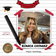 Bianca Casarez, Sociology Major, Class of 2021, Project Date Peer Educator Volunteer