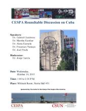 CESPA Roundtable Discussion on Cuba