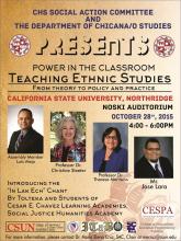 Power in the Classroom: Teaching Ethnic Studies from Theory to Policy and Practice