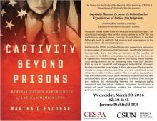Captivity Beyond Prisons: Criminalization Experiences of Latina (Im)migrants