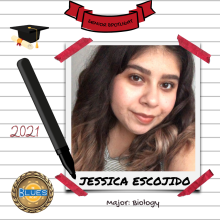 Jessica Escojido, Biology Major, Class of 2021, Blues Project Peer Educator Volunteer