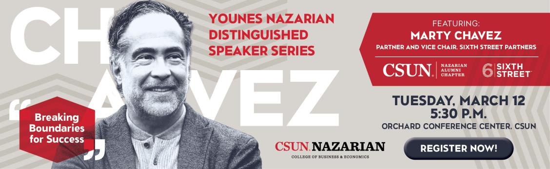 Distinguished Speaker Series-Marty Chavez
