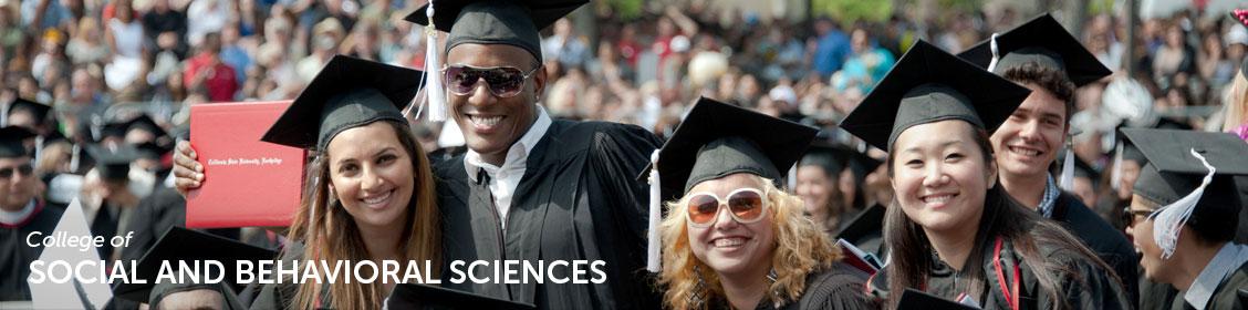 Social and Behavioral Science students at commencement