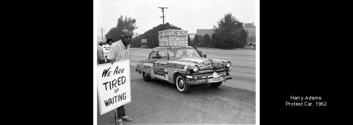 Harry Adams, Protest Car, 1962