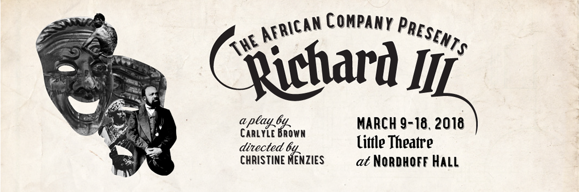 The African Company presents Richard III banner