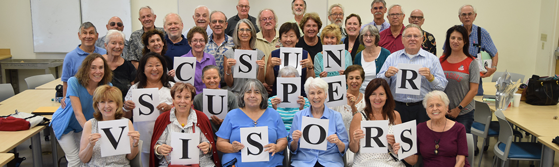 CSUN supervisors holding signs spelling out &quot;CSUN Supervisors&quot;