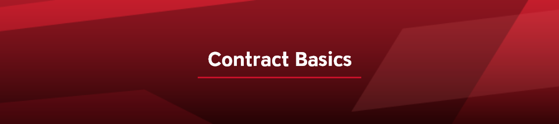 Contract Basics Banner