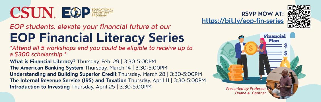 EOP Financial Literacy Workshop Series Slider