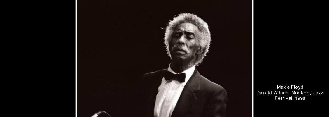 Maxie Floyd, Gerald Wilson at the Monterey Jazz Festival, 1998